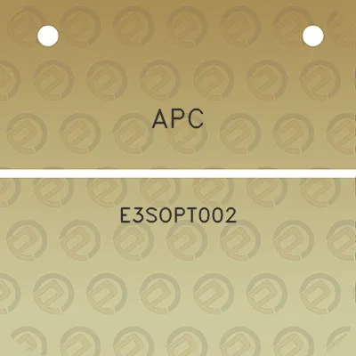 apc-e3sopt002