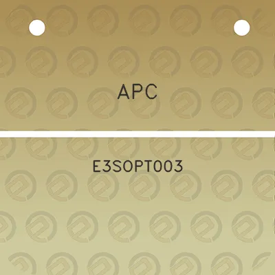 apc-e3sopt003