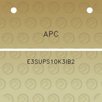 apc-e3sups10k3ib2