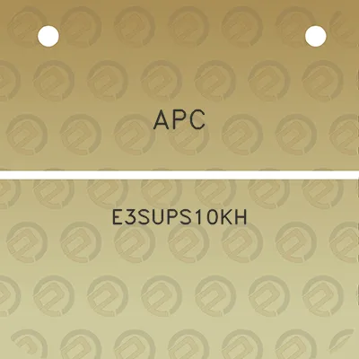 apc-e3sups10kh