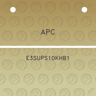 apc-e3sups10khb1