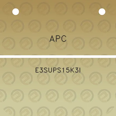 apc-e3sups15k3i