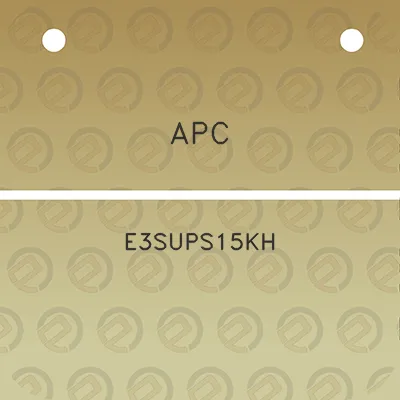 apc-e3sups15kh