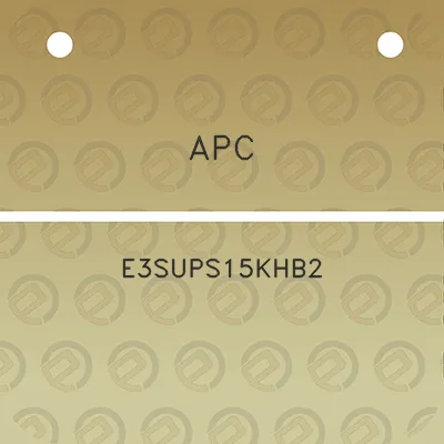 apc-e3sups15khb2