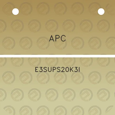 apc-e3sups20k3i