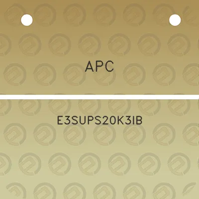 apc-e3sups20k3ib