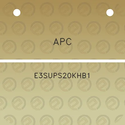 apc-e3sups20khb1