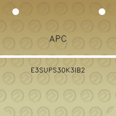 apc-e3sups30k3ib2