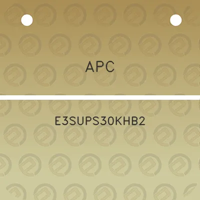 apc-e3sups30khb2