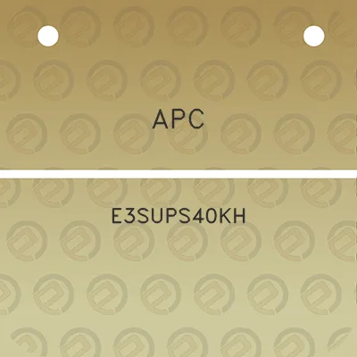 apc-e3sups40kh