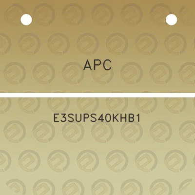 apc-e3sups40khb1