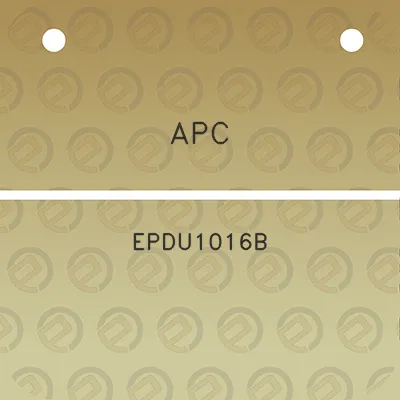 apc-epdu1016b