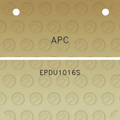 apc-epdu1016s