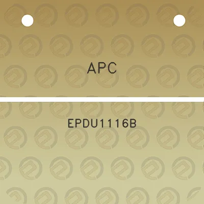 apc-epdu1116b