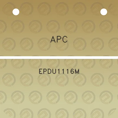 apc-epdu1116m