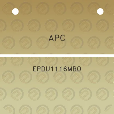 apc-epdu1116mbo