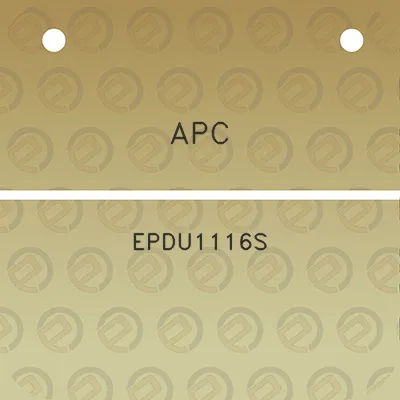 apc-epdu1116s