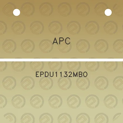 apc-epdu1132mbo