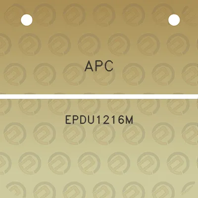 apc-epdu1216m