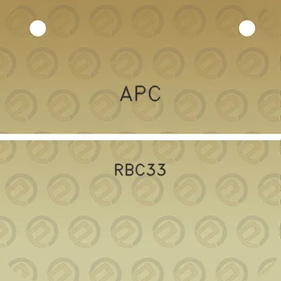 apc-rbc33