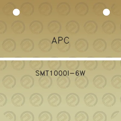 apc-smt1000i-6w