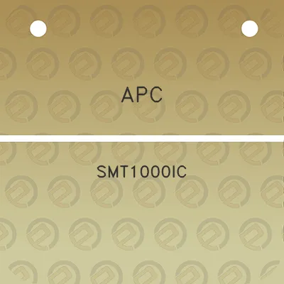 apc-smt1000ic