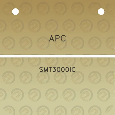 apc-smt3000ic