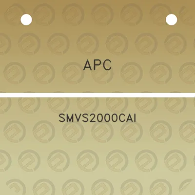 apc-smvs2000cai