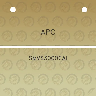 apc-smvs3000cai