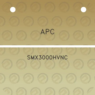 apc-smx3000hvnc