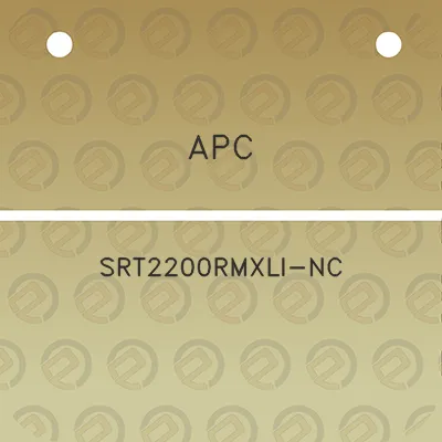 apc-srt2200rmxli-nc