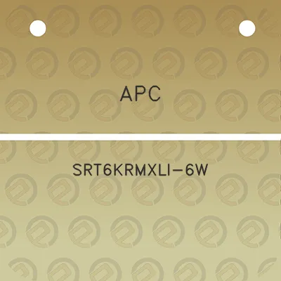 apc-srt6krmxli-6w