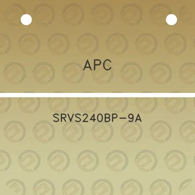 apc-srvs240bp-9a