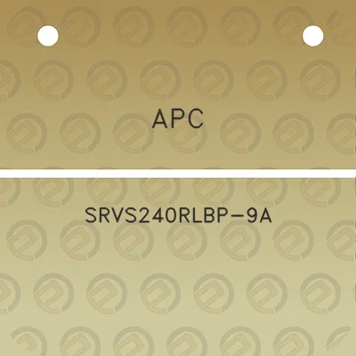 apc-srvs240rlbp-9a