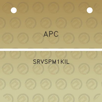 apc-srvspm1kil