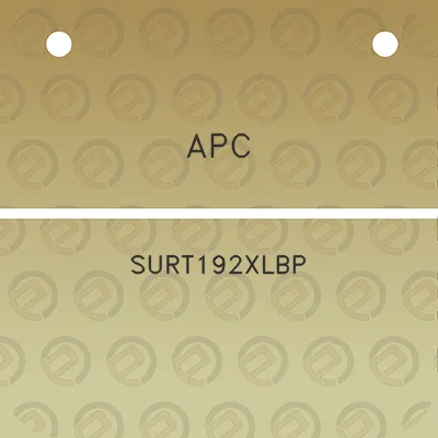 apc-surt192xlbp