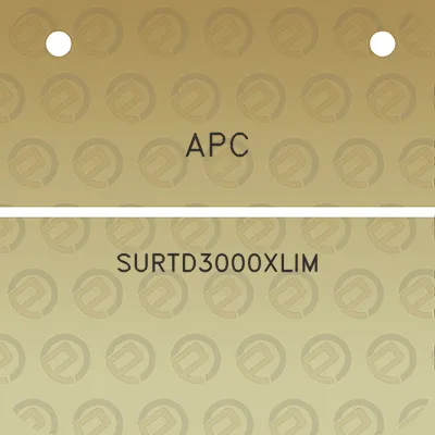 apc-surtd3000xlim