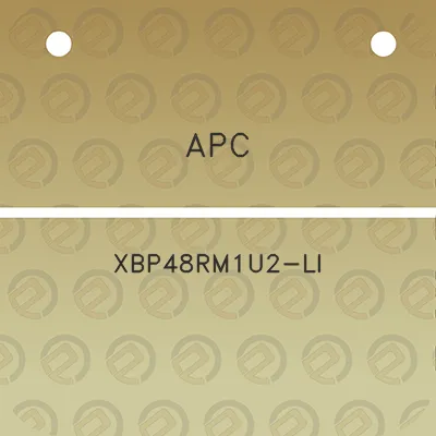 apc-xbp48rm1u2-li