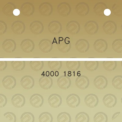 apg-4000-1816