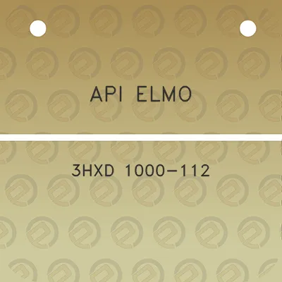 api-elmo-3hxd-1000-112