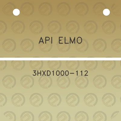 api-elmo-3hxd1000-112