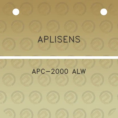 aplisens-apc-2000-alw