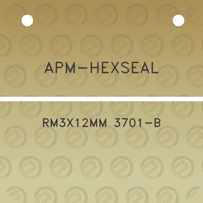 apm-hexseal-rm3x12mm-3701-b