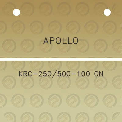 apollo-krc-250500-100-gn