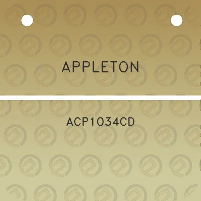 appleton-acp1034cd