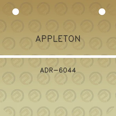 appleton-adr-6044