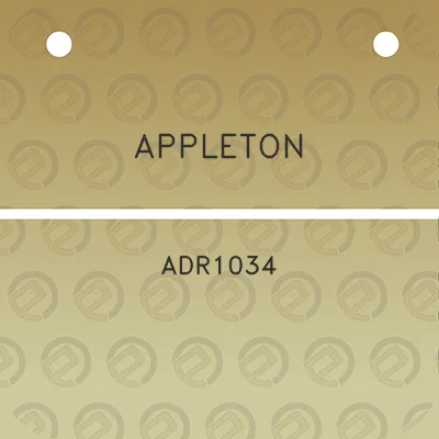 appleton-adr1034