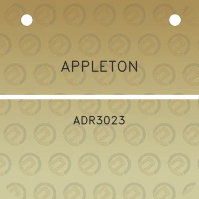 appleton-adr3023