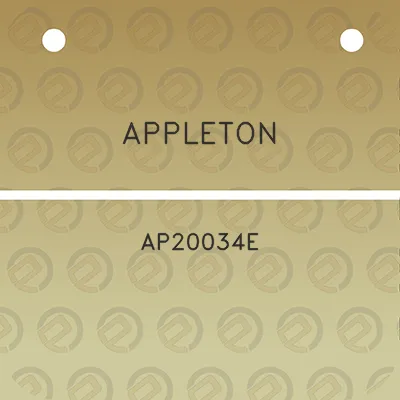 appleton-ap20034e