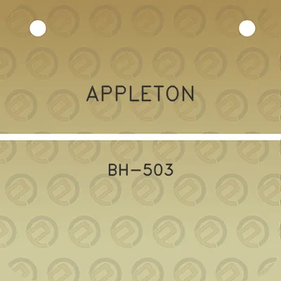 appleton-bh-503